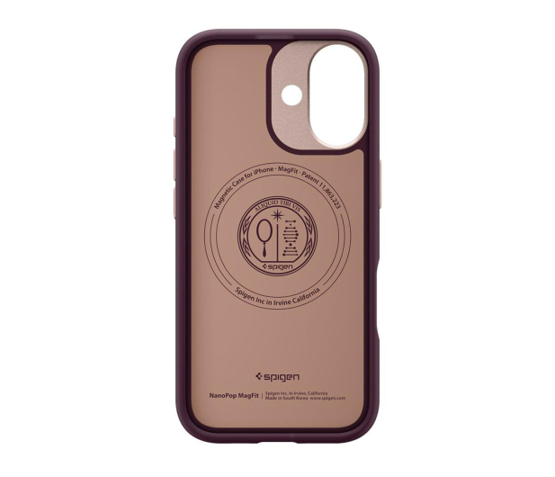 Spigen Nano Pop Mag Magsafe do Iphone 17 Burgundy Bean - 1359843 - zdjęcie 3